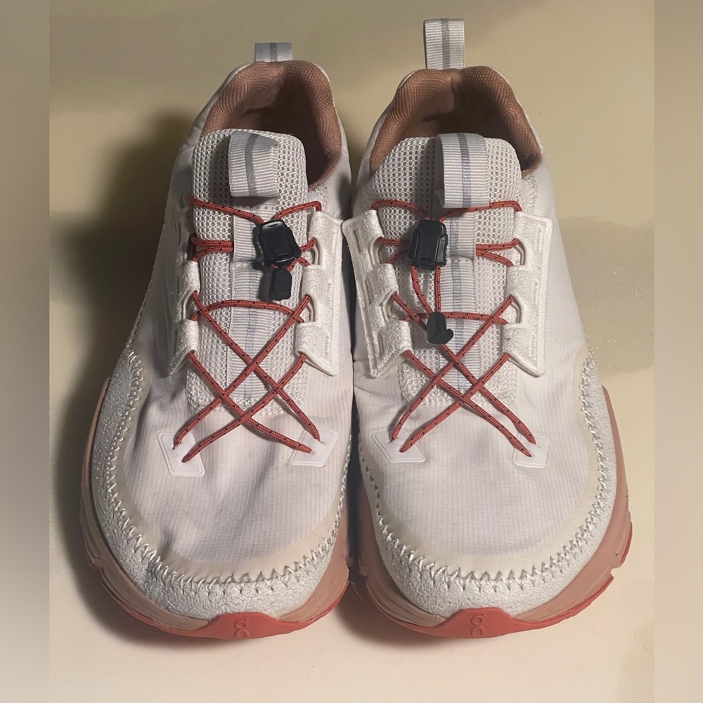 On Running White and Red Athletic Shoes w10.5 women